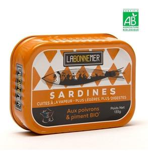 Sardines aux poivrons et au piment bio – la bonne mer