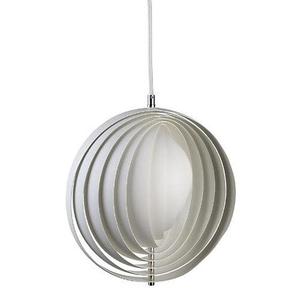 MOON-Suspension Métal Ø150cm Blanc