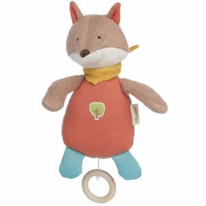 Peluche musicale Bio Renard 23 cm Sigikid - Peluche musicale Coton