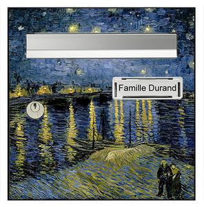 Sticker pour boîte aux lettres, Hommage à Van Gogh