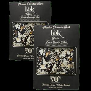 Tablette, barre et carré - Pack 2 x Super bark pistaches, amandes, cacahuètes - 250g Tablette 250 g