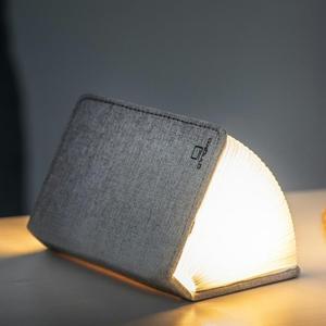 SMART FABRIC BOOKLIGHT MINI-Lampe à poser Lin H12.2cm Gris