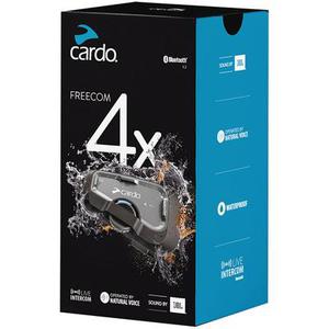 Cardo Freecom 4x Système de communication Single Pack, noir
