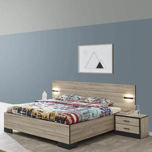 ELEOS - Ensemble Lit 160x200cm + 2 Chevets