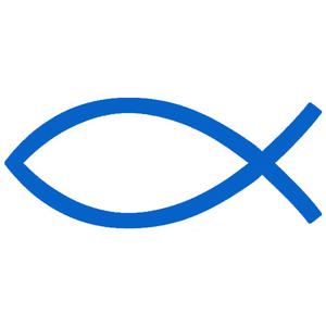 Stickers, Poisson, Ichthus