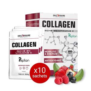 Collagen Peptan en poudre - Collagène marin hydrolysé et enrichi en vitamine C - Eric Favre