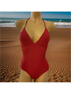 CALARENA - Maillot une pièce rouge BEACH