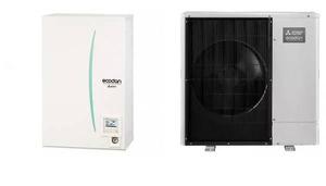 Pac Air / Eau - Bibloc - Mitsubishi Electric - Zubadan Silence 12 - Sans Ecs - R32 Mitsubishi Electric