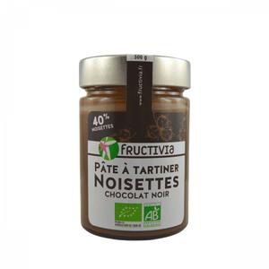Pâte à tartiner noisettes chocolat noir BIO - 300 g