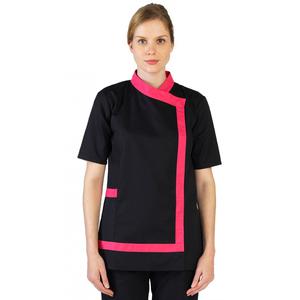 Blouse professionnelle de travail blanche à manches courtes femme - promo auxiliaire de vie médical aide a domicile infirmier