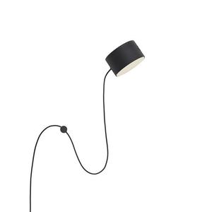 POST LAMP-Applique murale 1 Lumière LED Métal 9.5cm Noir