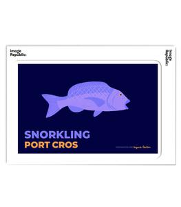 Image Republic - Affiche Anjuna Boutan Port-Cros 38 x 56 cm - Violet