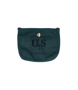 Sac U.S - Porte-carte toile verte x Jane de Boy - Vert