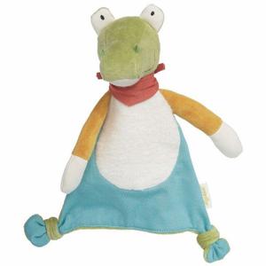 Doudou Bio plat Crocodile 27cm Green Sigikid - Doudou bio