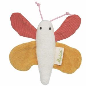 Hochet Tissu Sigikid Papillon Green 12 cm - Hochet bio