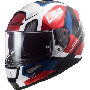 LS2 FF397 Vector Evo Automat Casque, blanc-rouge, taille M