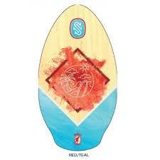 Planche de skimboard 37' Wailuku - Rouge / Bleu