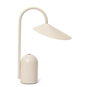 ARUM PORTABLE-Lampe à poser LED Métal sans fil variateur intégré H30cm Beige
