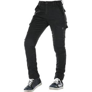 Overlap Carpenter Jeans de moto de dames, noir, taille 32 pour Femmes