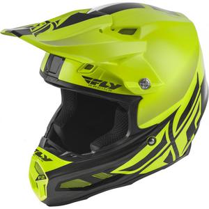 Casque cross Fly Racing F2 MIPS Shield jaune/noir- M