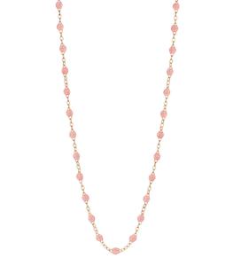 Gigi Clozeau - Collier Or rose et Perles de résine 42 cm - Rose