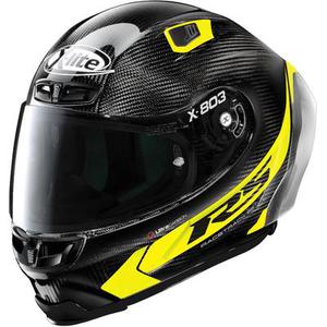 X-Lite X-803 RS Ultra Carbon Hot Lap casque, noir-jaune, taille XS