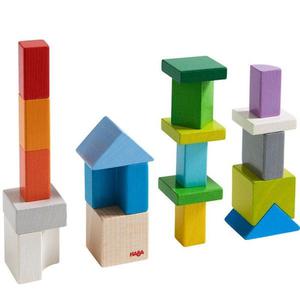 Jouets en bois Jeu d'assemblage en 3D Cubes Mix Haba - Jeu en bois