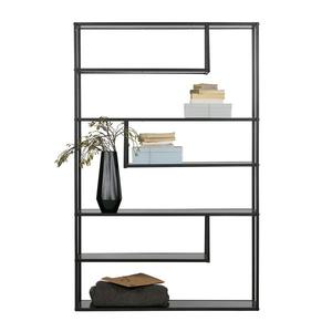 Etagère à poser bibliothèque en métal noir Teun Made by Woood - XL