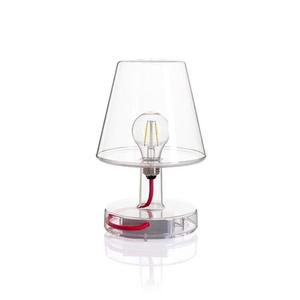TRANSLOETJE-Lampe à poser LED rechargeable H25cm Transparent