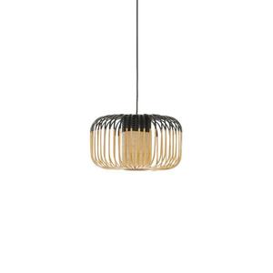 BAMBOO S-Suspension d'extérieur Bambou Ø35cm H23cm Noir