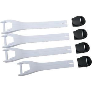 Kit languettes blanches de remplacement Bottes MOOSE RACING M1.2