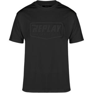 Replay Logo T-Shirt, noir, taille L