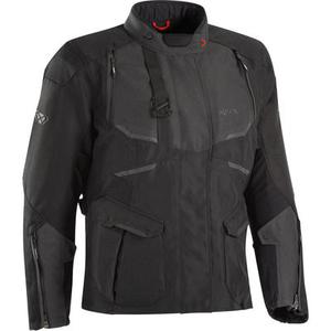 Ixon Eddas C Veste textile de moto pour dames, noir-gris, taille 4XL pour Femmes