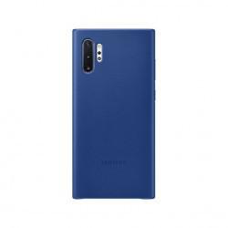 Samsung - Coque Rigide Cuir - Couleur : Bleu - Modèle : Galaxy Note 10+