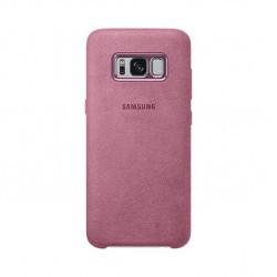 Samsung - Coque Rigide Alcantara - Couleur : Rose - Modèle : Galaxy S8+
