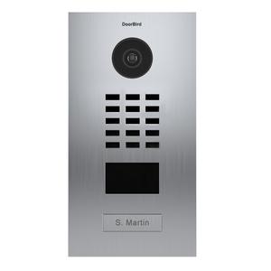 Portier vidéo IP avec lecteur de badge RFID - Doorbird D2101V Inox