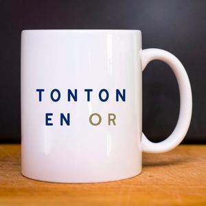 Mug Tonton En Or 2 Waf - Blanc - Taille TU