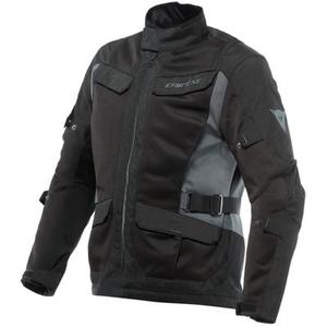 Dainese Desert Tex Veste textile de moto, noir-gris, taille 56