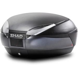 SHAD SH48 GRIS FONCE/NOIR Topcase, noir-gris