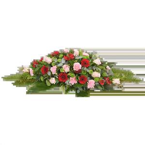 Raquette Funéraire | Retrait gratuit dans nos ateliers | Fleurs de cercueil | Enterrement et Deuil | Hommage au défunt