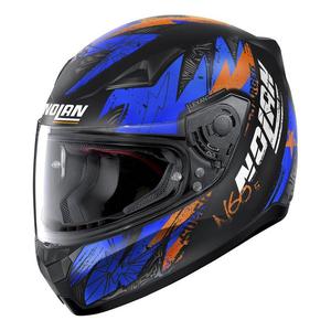 Casque intأ gral Nolan N60-5 Bounty Mat noir/bleu/orange- XS