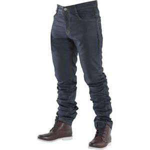 Overlap Street Jeans de moto, noir-bleu, taille 38