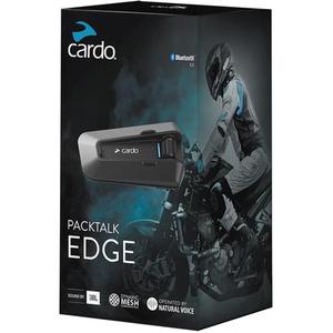 Cardo Packtalk EDGE Système de communication Single Pack, noir