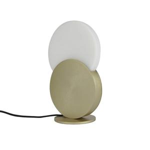 DUO-Lampe à poser LED Acier laitonné H31cm Laiton