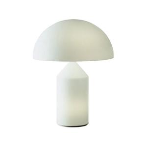 ATOLLO PETITE-Lampe à poser Verre de Murano H35cm Blanc