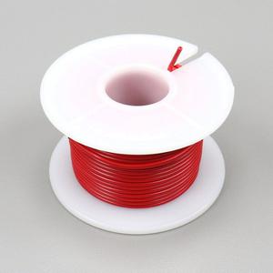 Fil électrique 0.75 mm universel Brazoline rouge (25 mètres)
