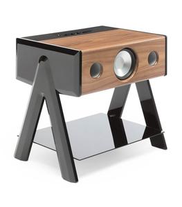 La Boite Concept - Enceinte Haute-Fidélité Cube Woody noyer - Noir