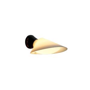 PLUME-Applique murale Polycarbonate L30cm Noir