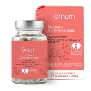 Omum Le Coach Nutricosmétique Minceur, Cellulite & Fermeté Pot de 60 gélules