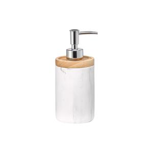 DISTRIBUTEUR DE SAVON BOIS ET EFFET MARBRE